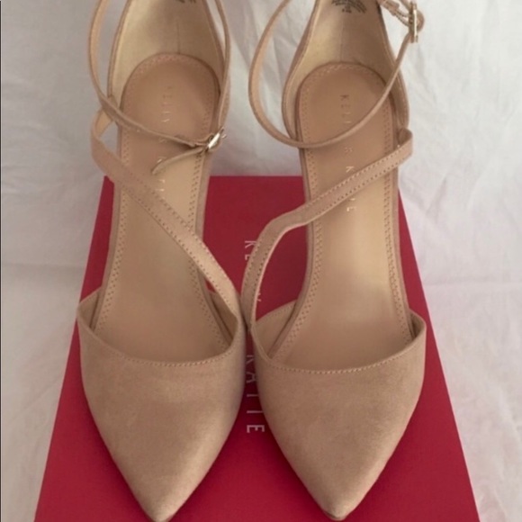 Sevama Suede Beige Pump, 9.5 10 - Picture 6 of 11